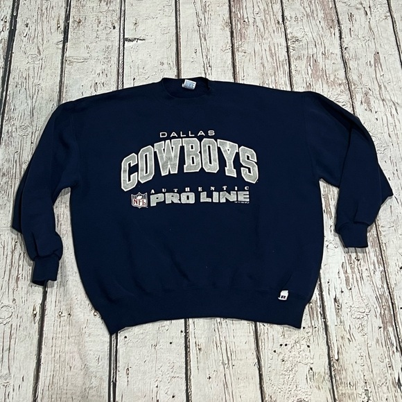 Vintage Dallas Cowboys Russell Athletic NFL Football 1990s Sports Sweatshirt - Picture 1 of 5
